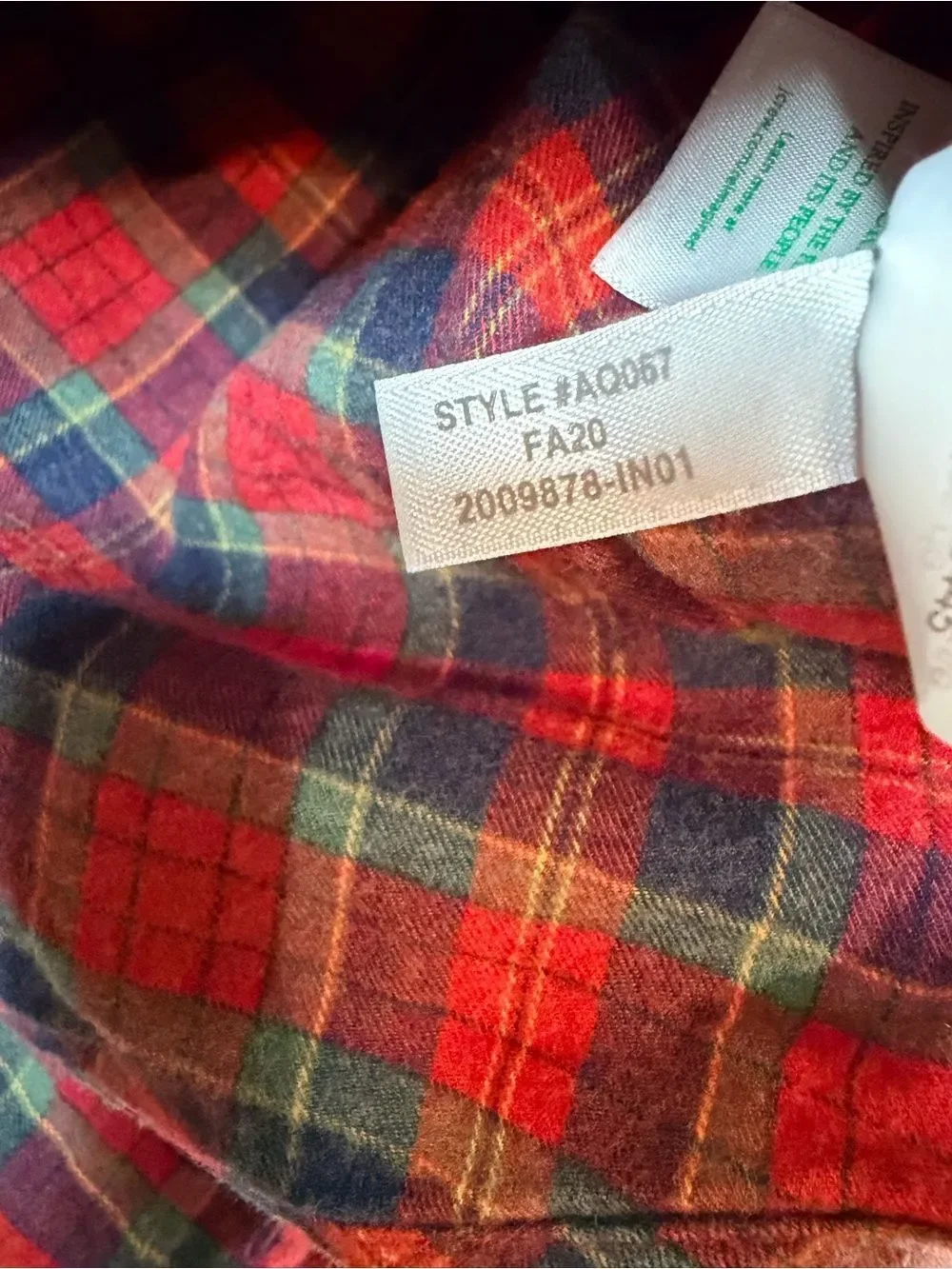 J. Crew Men's Red Plaid Button Down Flannel Shirt Size XL Slim Untucked